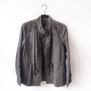 Anthro Embellished Jacket